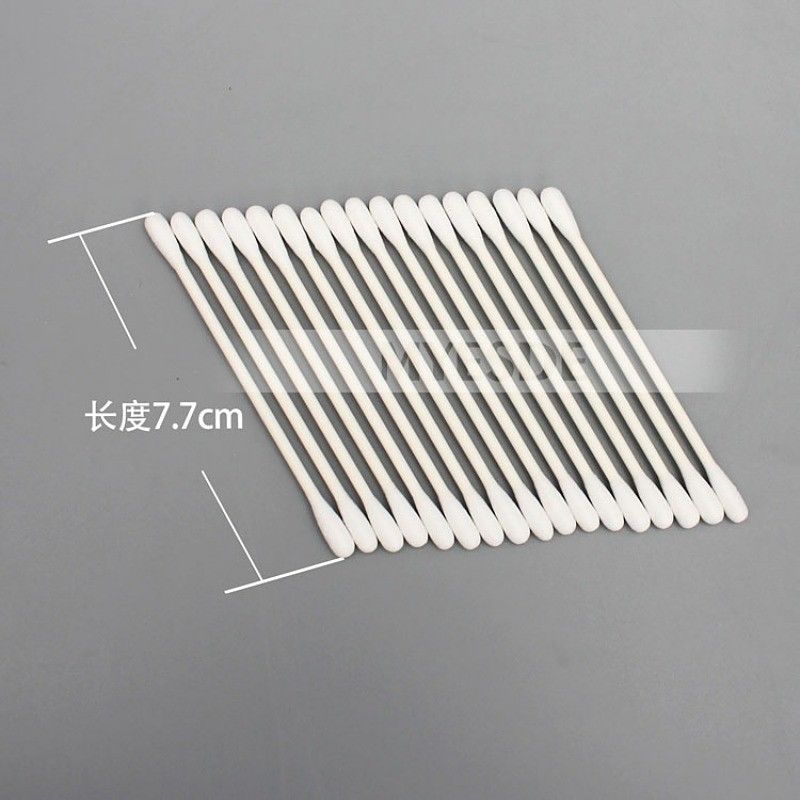 Industrial Sterile Customization Paper Stem Anti Static Swabs Cotton Cleaning Swabs