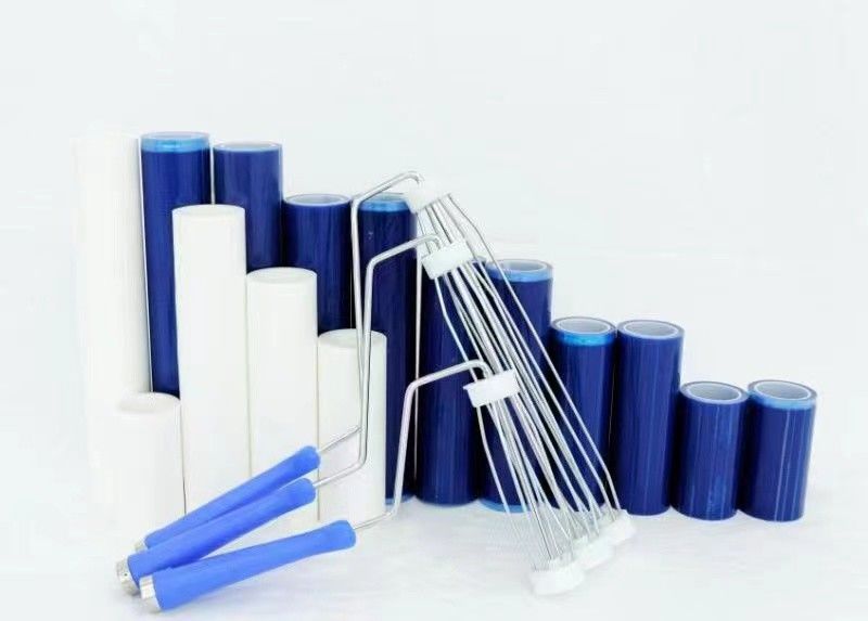Disposable Cleanroom Sticky Lint Roller Dust Removal Adhesive Roller