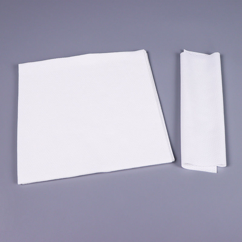 2 Ply Laundered Polyester Knit Wipes High Sorbency Lint Free Sterile Wipes