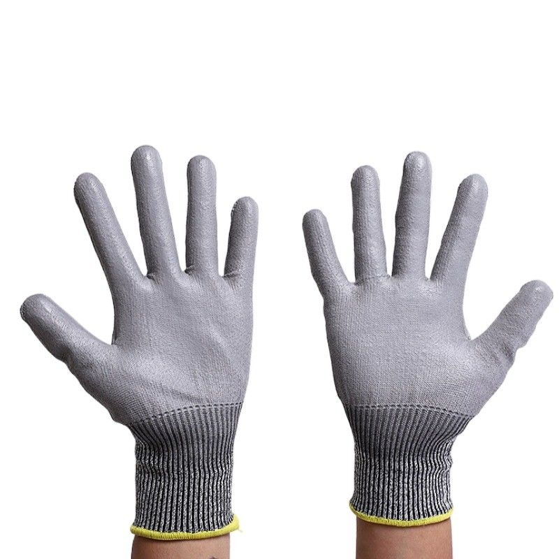 White PU Coating Cleanroom Gloves Anti Static ESD Work Mitten Carbon Fiber Safety Hot Selling