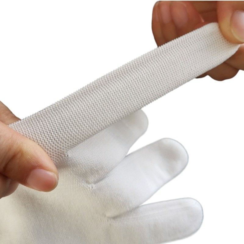 Knitted Guantes Seguridad Antistatic ESD Clean Room Gloves Carbon Fiber Polyester For Cleaning