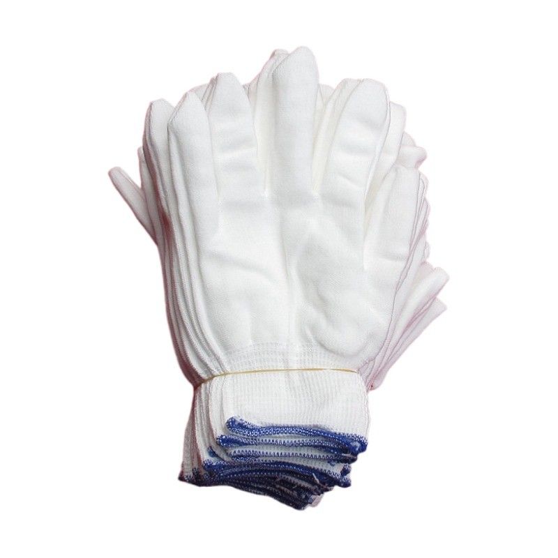 Knitted Guantes Seguridad Antistatic ESD Clean Room Gloves Carbon Fiber Polyester For Cleaning