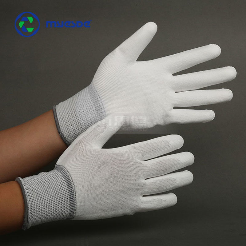 Antistatic Fabric Cleanroom Gloves ESD Knitted Work Gloves Cheap Price