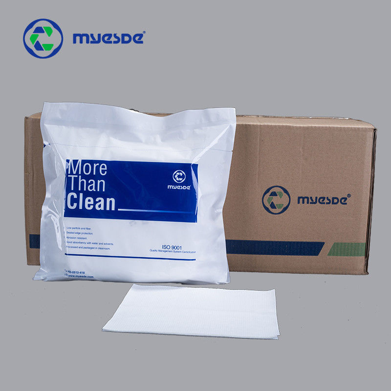 Lint Free Cleanroom Lcd Cleaning Wipes Disposable 9x9 Class 100 Polyester