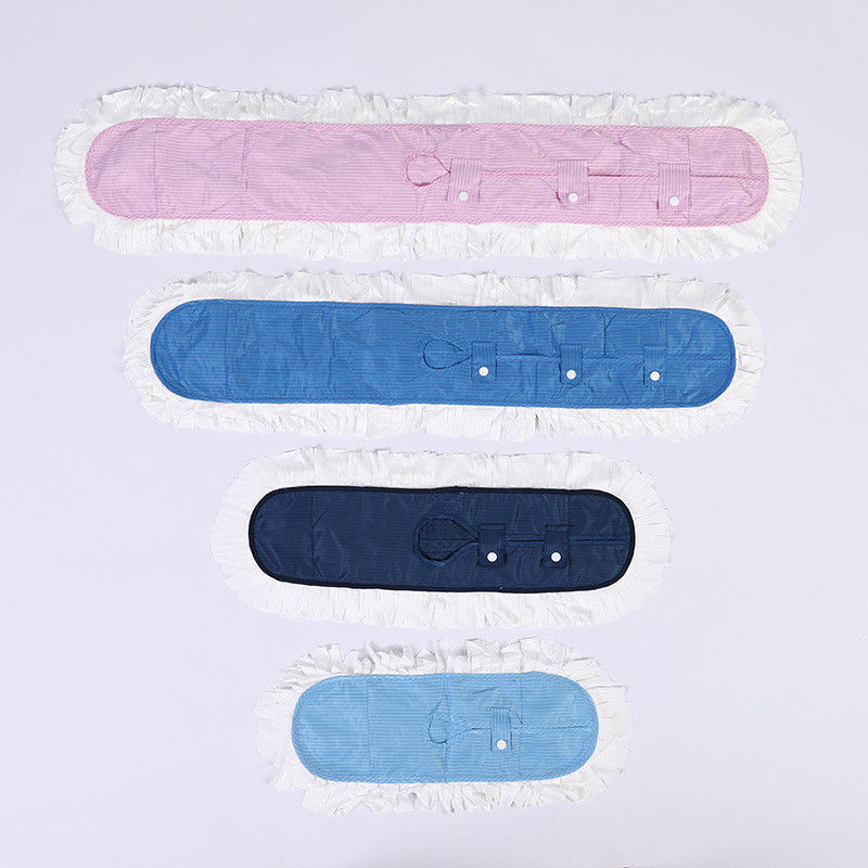 Large Surface ESD Cleanroom Microfiber Mop With High Water Absorption