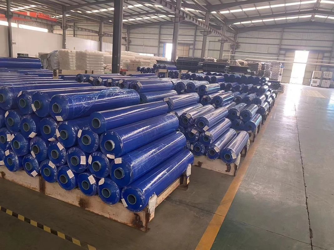 Customized Cleanroom Disposable Adhesive Laminated peel off transparent white blue sticky mat