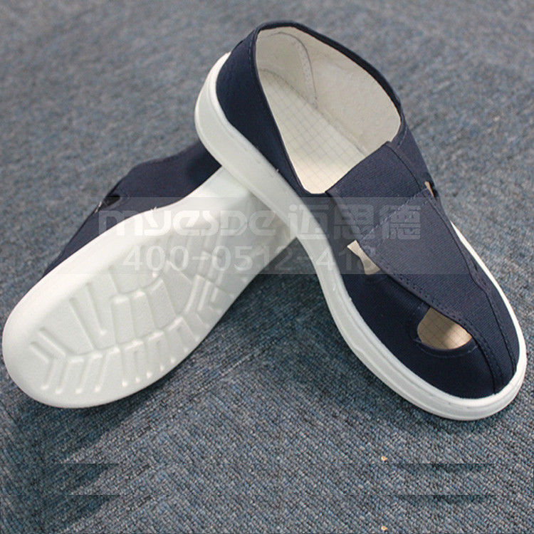 esd clean room shoes Factory Manufacture Four Hole PU/PVC Anti-static cleanroom esd safety shoes