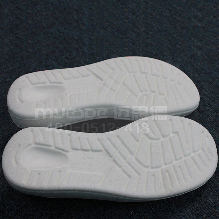 esd protection shoes Pu White blue Shoes Anti-static Esd Pu Esd Cleanroom Shoes With 4 Holes Welcro cleanroom esd shoes
