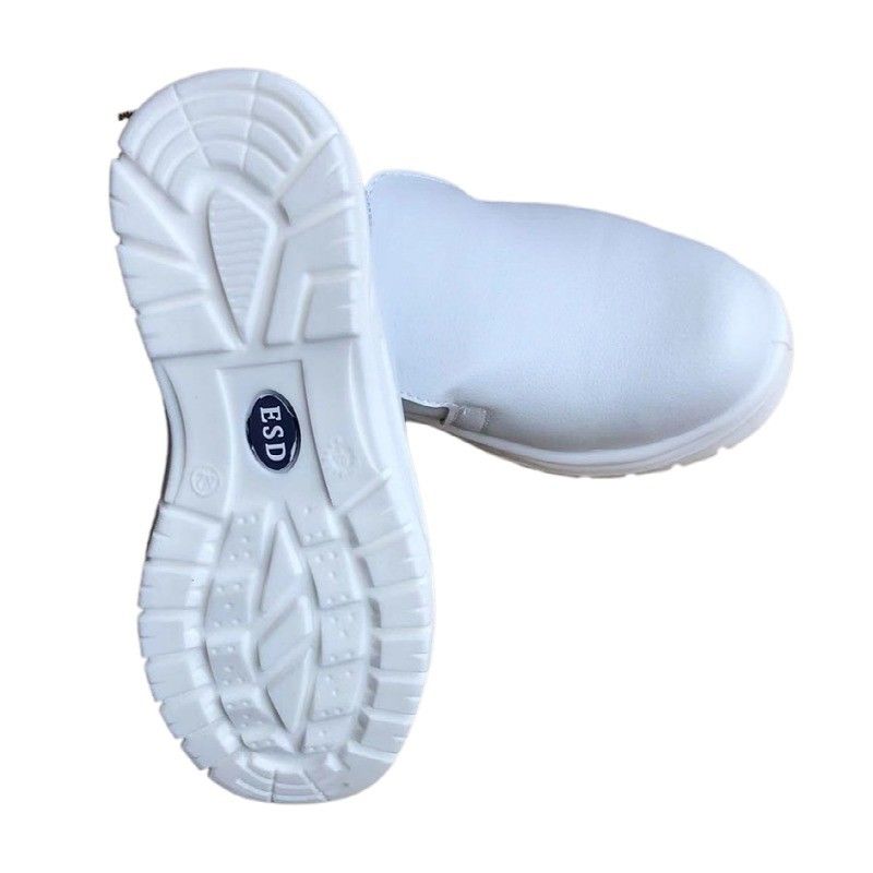 esd steel toe shoes Industrial white Black anti static conductive ESD Safety clean room esd work shoes