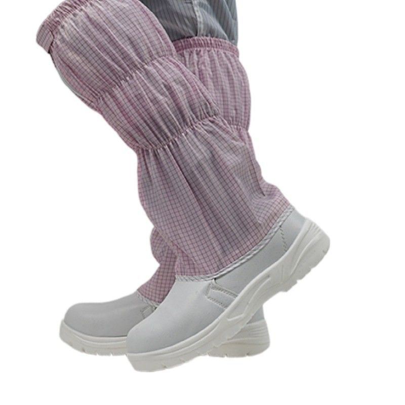 white mesh shoes ESD Booties PU Outsole ESD Boots Safety Shoes Cleanroom Clean room mesh slip on shoes