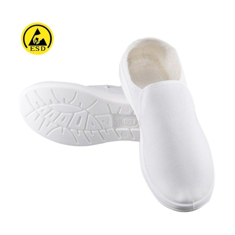 mens work shoes Wholesale Clodproof Cotton Warm Esd Canvas Safety Shoes esd footwear