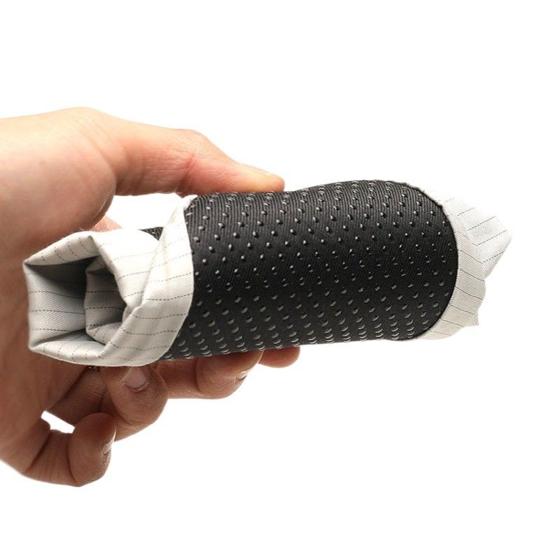Functional Esd 100% Polyester With Conductive Fiber Anti Static Cleanroom Overshoes