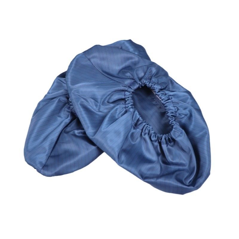 Esd Anti Skid Reusable Washable Polyester Cleanroom Overshoes