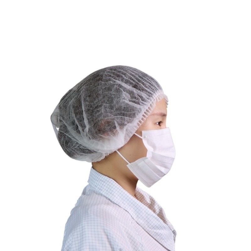 Clean Room Cap Electronic Factory Workwear Antistatic Polyester Work Esd Cap For Indian market esd Hat