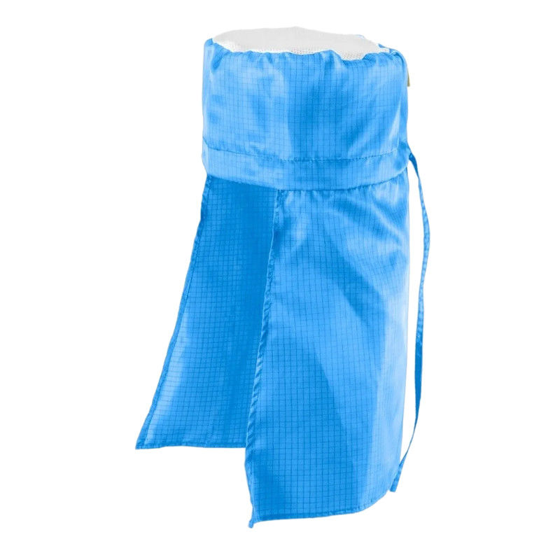 Cleanroom Cap Lint Free Polyester Clean Room Anti Static ESD Cap For Workwear
