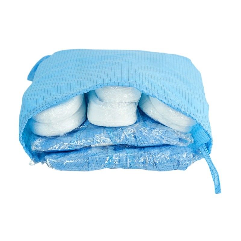Cloth Bag Washable Anti Static Cleanroom ESD Antistatic Polyester Cleanroom Bag With Drawstring