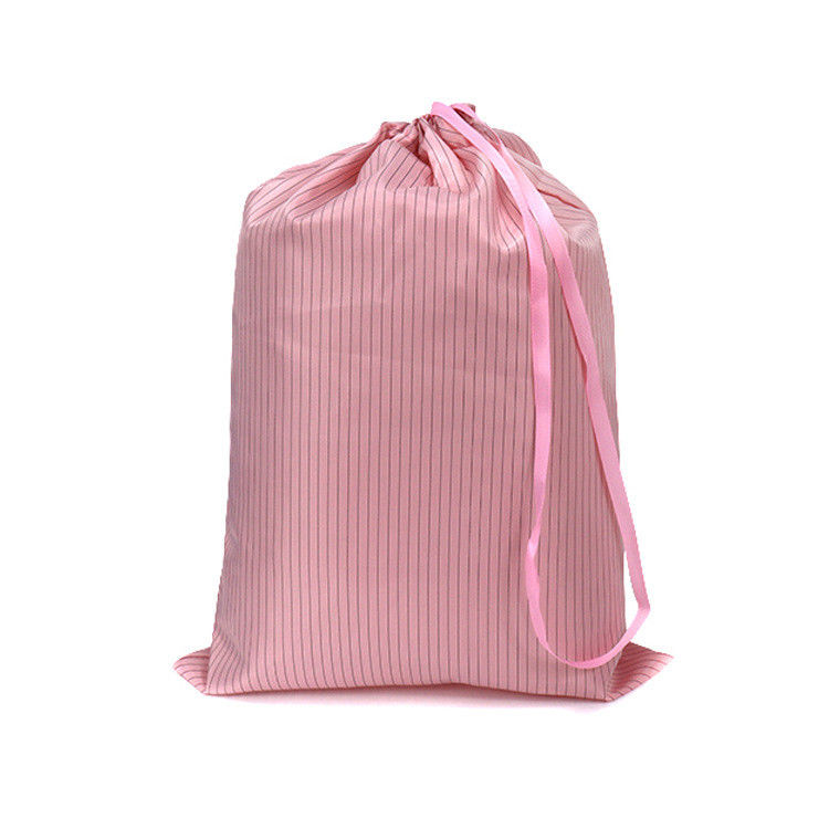 Cloth Bag Washable Anti Static Cleanroom ESD Antistatic Polyester Cleanroom Bag With Drawstring