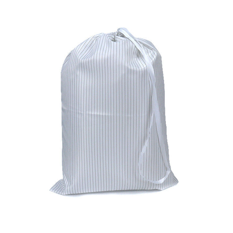 98%polyester +2%Conductive ESD Antistatic Polyester Drawstring Anti Static Cleanroom Bag