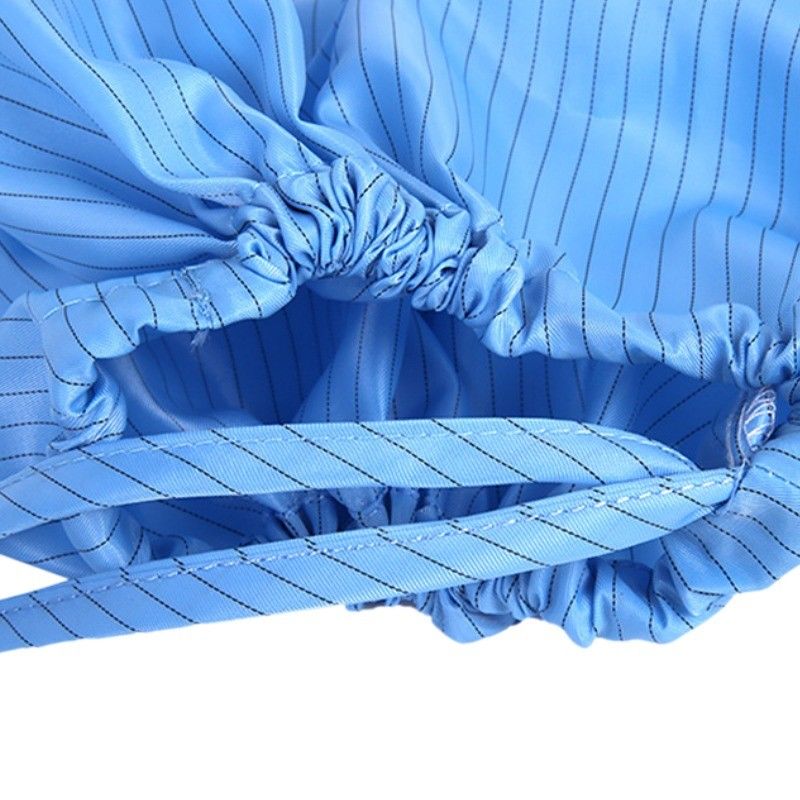 98%polyester +2%Conductive ESD Antistatic Polyester Drawstring Anti Static Cleanroom Bag