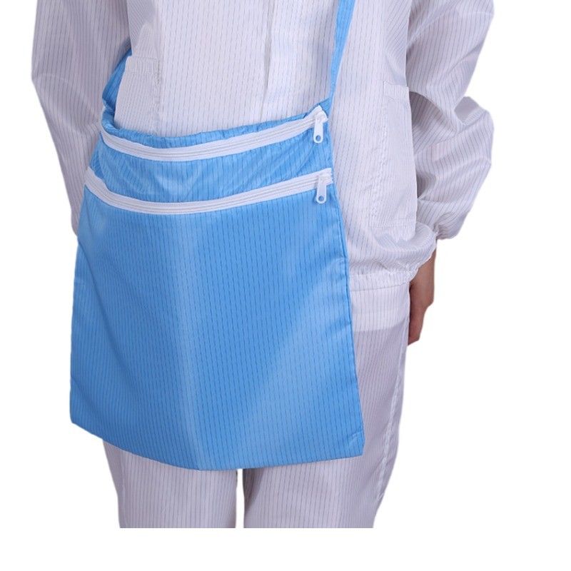 Workwear Cleanroom ESD Clean Room Polyester Bag ESD Ziplock Fabric Bag esd Bags Anti-static Bag