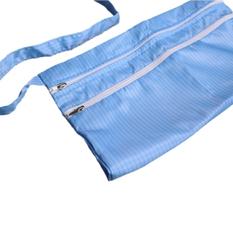 Workwear Cleanroom ESD Clean Room Polyester Bag ESD Ziplock Fabric Bag esd Bags Anti-static Bag