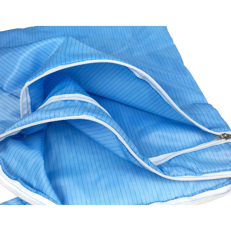Anti Static Workwear Cleanroom ESD Clean Room Polyester Bag ESD Ziplock Fabric Bag esd Bags Anti-static Bag With Zipper