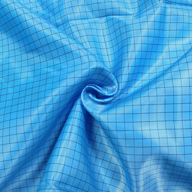 TC TC 65/35 Lightweight Drill Washable Antistatic Fabric For Cleanroom