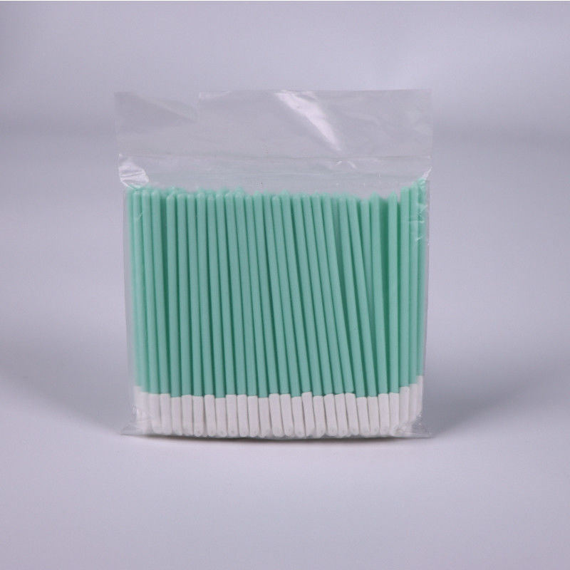 Good Water Absorption And Oil Absorption Detailing Swabs Lint Free PU Head Cleanroom Cleaning Swab Foam Solvent