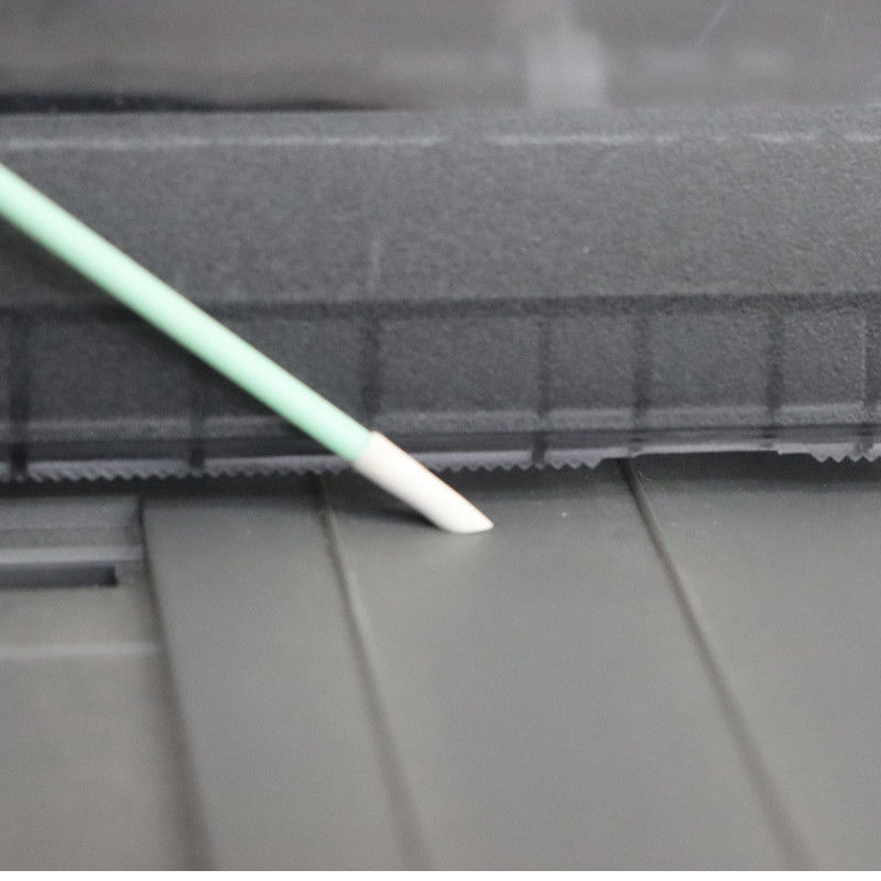 Good Water Absorption And Oil Absorption Detailing Swabs Lint Free PU Head Cleanroom Cleaning Swab Foam Solvent