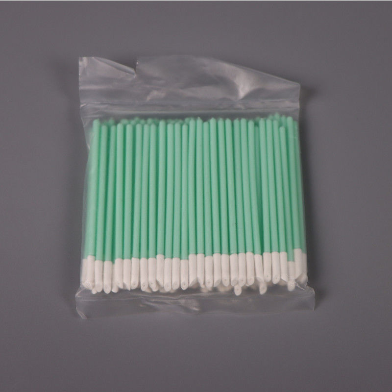 High Density PU Foam Swab Angled Tip Cleanroom Lint Free Printer Cleaning PU Foam Tipped Swabs