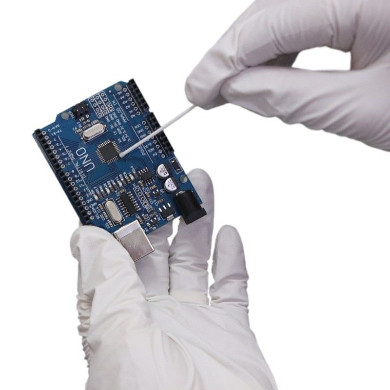 Sticky Silicone Cleanroom Swab For Cleaning The Tiny Particles On The Camera Lens