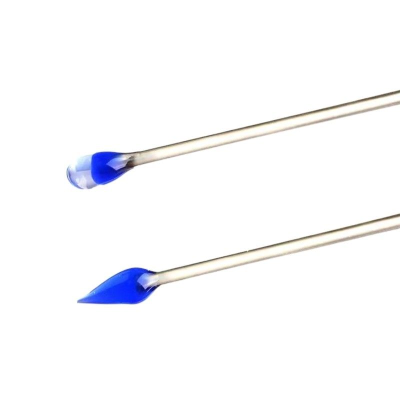 Silicone Adhesive Blue Head Sharp Shape Gel Sticky Swab For Cleaning SMT