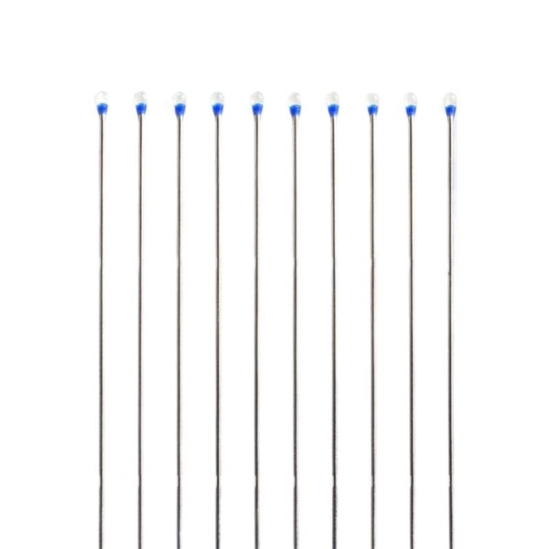 Silicone Adhesive Blue Head Sharp Shape Gel Sticky Swab For Cleaning SMT