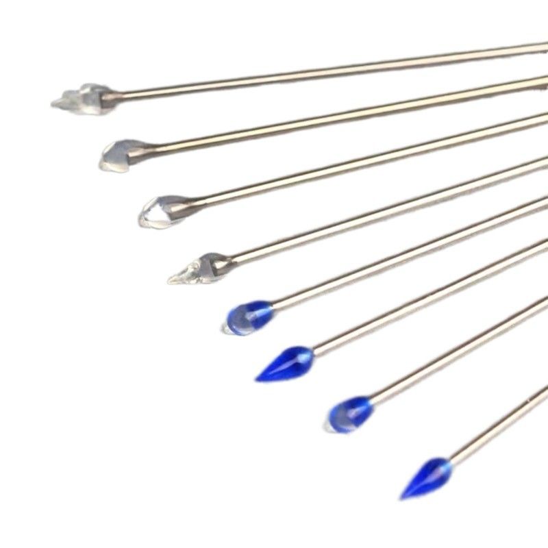 Silicone Adhesive Blue Head Sharp Shape Gel Sticky Swab For Cleaning SMT