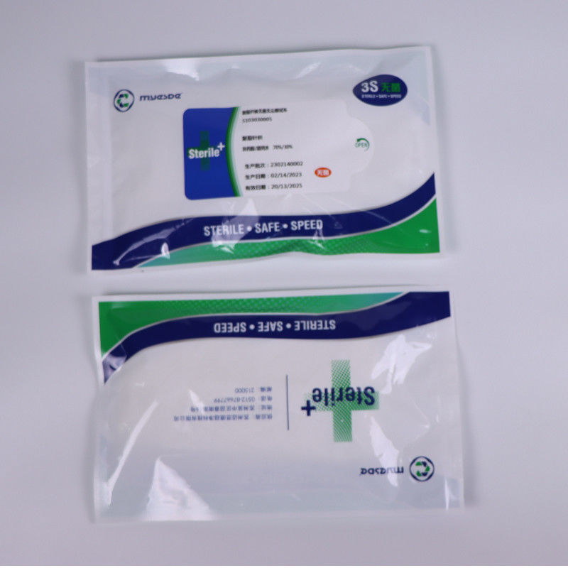 Continuous Filament Polyester Knit Wipes Pre Wetted 100% Polyester Cleanroom Wipes