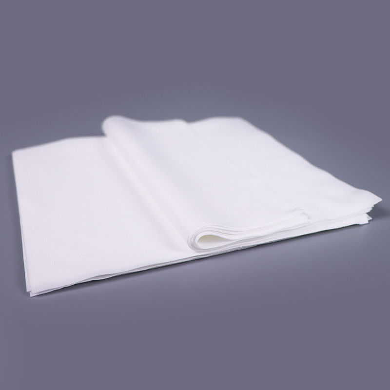 Sterile 100% Polyester Dry Cleanroom Wipes Heat Sealed Edges