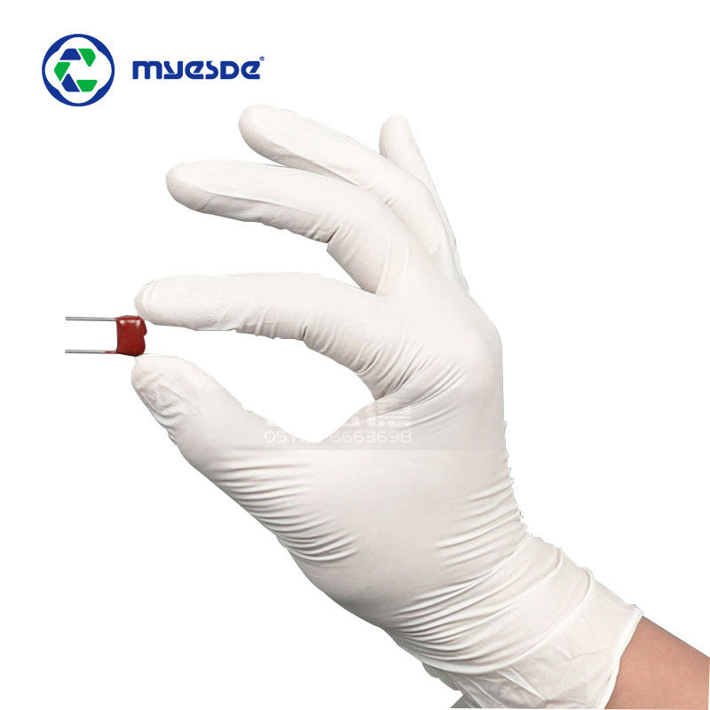 300mm / 12 Inch Cleanroom Nitrile Gloves For Class 100  ISO