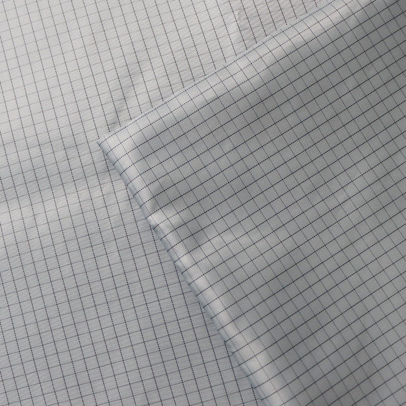 98% Polyester  2% Carbon Fiber 5mm Conductive Grid ESD Fabric