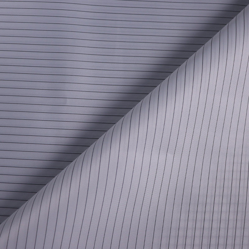 Washable Dust-proof Anti-static ESD Polyester Fabric With 2.5mm Stripe Conductive Wire