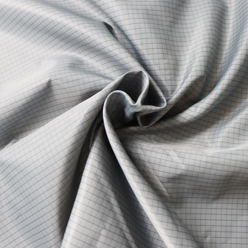 150D 2/3 Twill ESD Fabric For Electrostatic Cleanroom Garments
