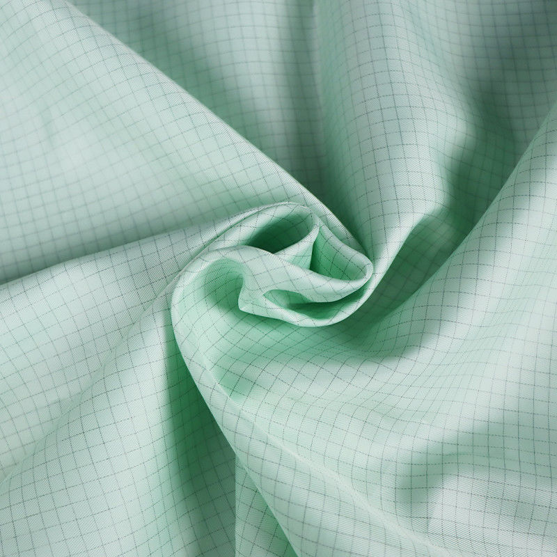 150D 2/3 Twill ESD Fabric For Electrostatic Cleanroom Garments